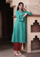 Teal Linea Suit Set