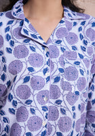 Lavender Bloom Night Suit