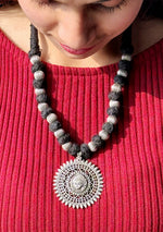 Sun-Kissed Visage Necklace
