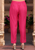 Rose Radiance Embroidered Suit Set