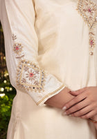 Ivory glow Zardozi Suit Set