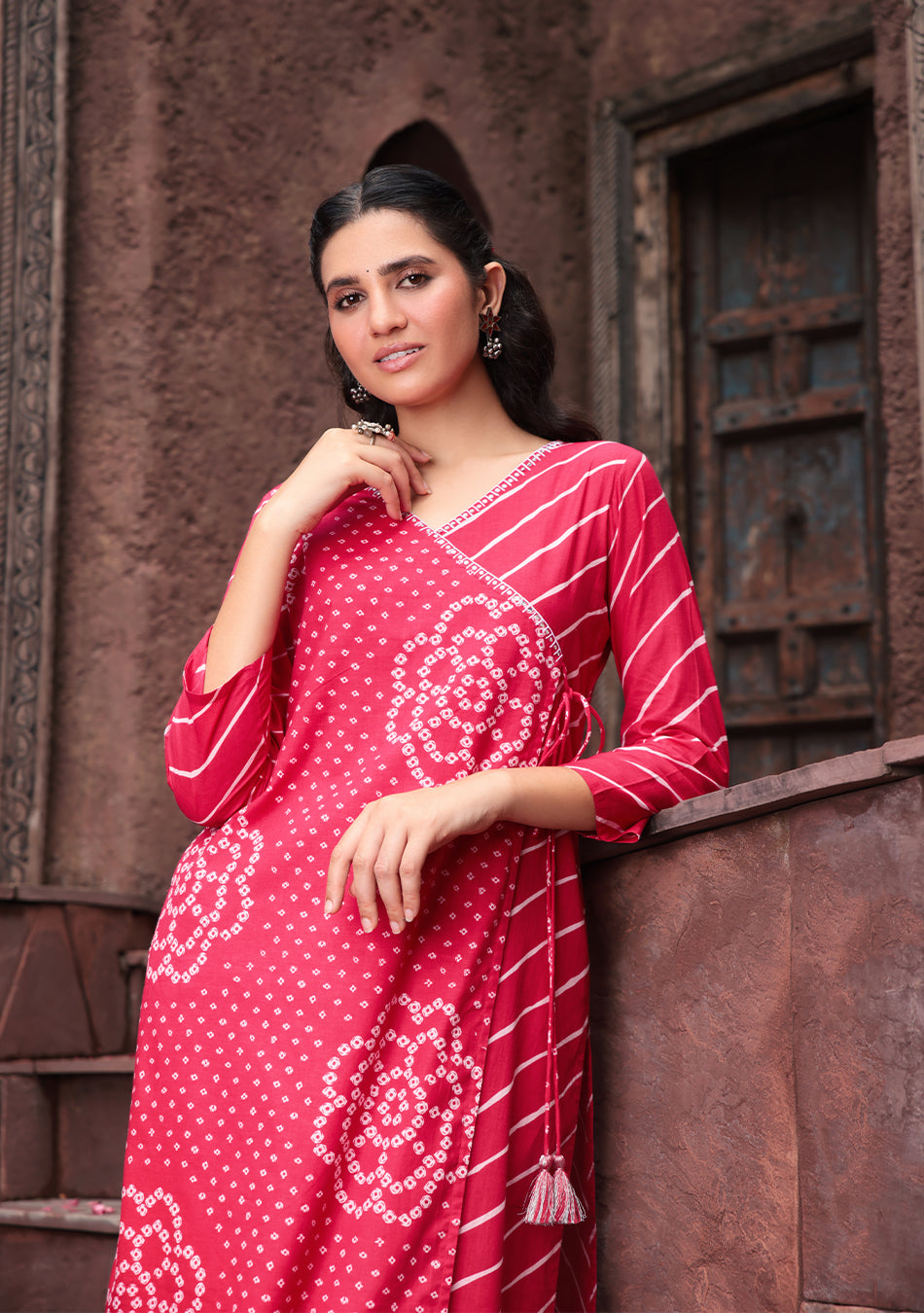 Berry Bloom Wrap Suit Set