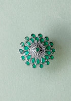 Enchanting Emerald Cocktail Ring