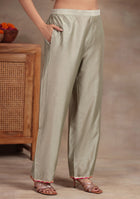 Pearl Glow Embroidered Suit Set