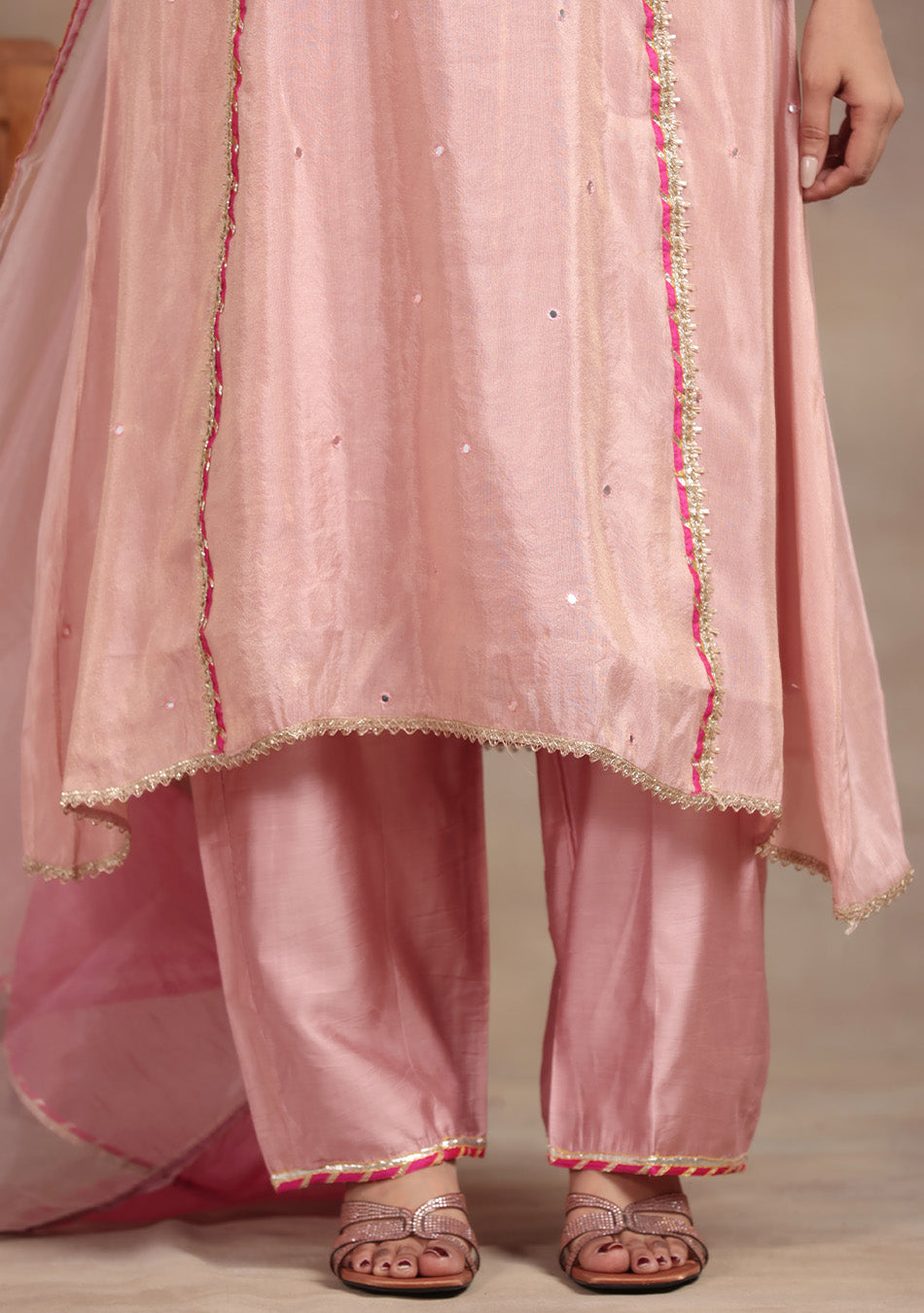 Blossom Pearl Embroidered Suit Set