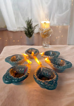 Sky Swastic Diya Set of 6