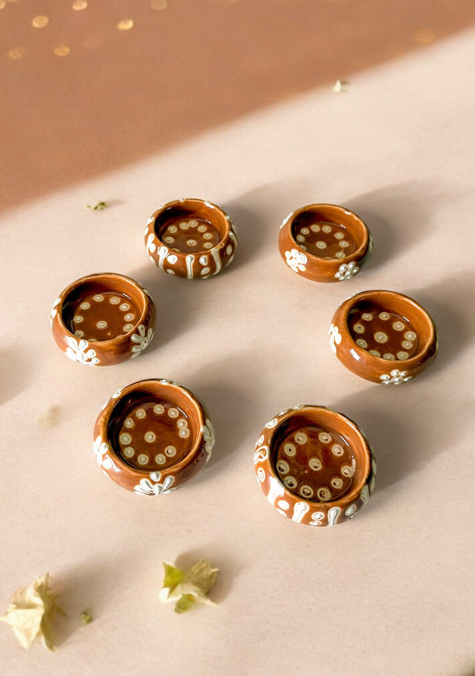 Handcrafted Terracotta Painted Diyas