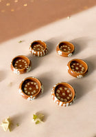 Handcrafted Terracotta Painted Diyas