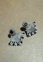 CRIMSON WHISPERING WIND STUDS