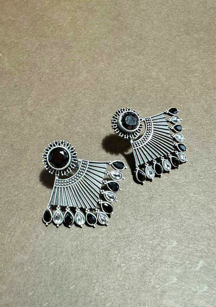 CRIMSON WHISPERING WIND STUDS