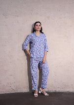 Lavender Bloom Night Suit