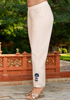 Indigo Floral Motif kurta Set