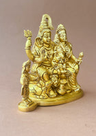 Antique Brass Trinetra Parivar