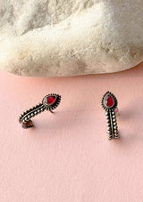 Ruby Hug Studs