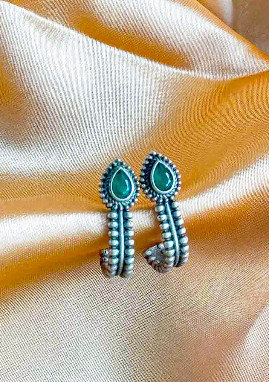 Jade Hug Studs