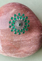Enchanting Emerald Cocktail Ring