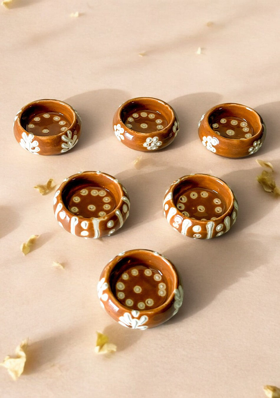 Handcrafted Terracotta Painted Diyas