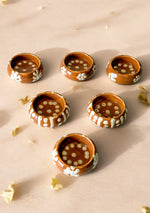 Handcrafted Terracotta Painted Diyas