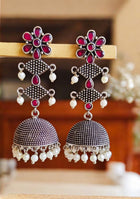 Ruby Noir Jhumka