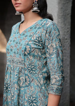 Sage Bloom Printed Suit Set
