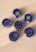 Handcrafted Blue painted Diya