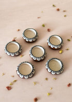 Brown leaf design Diya