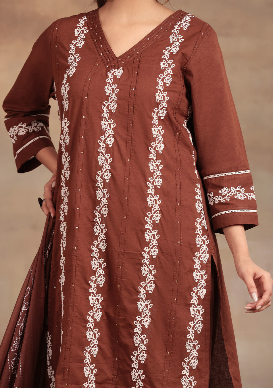 Brown Meadow Suit Set