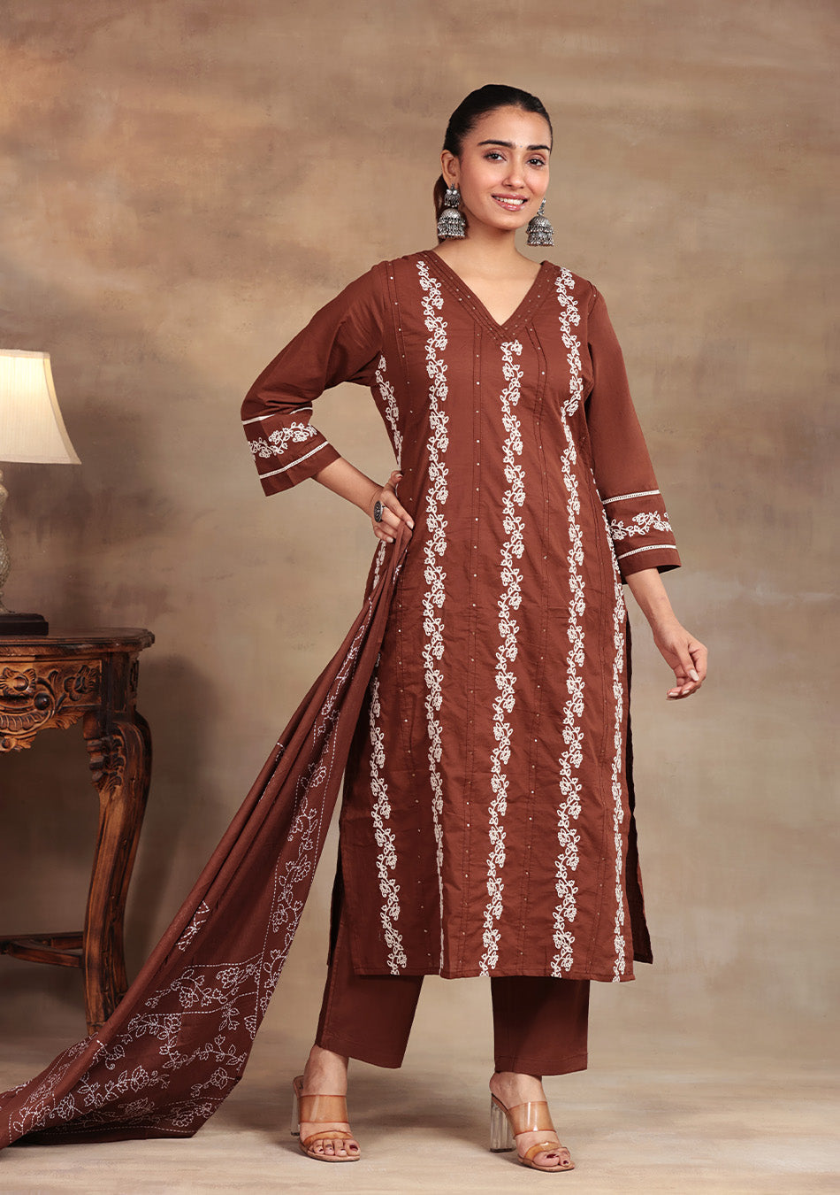 Brown Meadow Suit Set