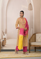 Sunshine Bloom Anarkali Suit Set