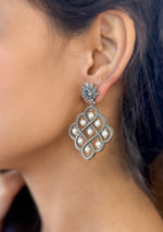 Pearl Woven Lotus Earrings
