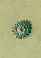 Enchanting Emerald Cocktail Ring