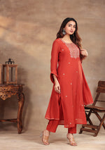 Amber Glow Handwork Suit Set