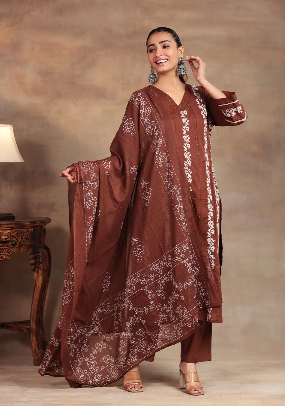 Brown Meadow Suit Set