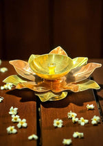 Flower Shape Brass Diya