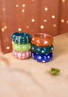 Multi Handcrafted Tea Light Holders - Set of 6