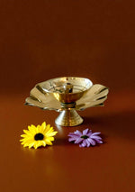 Brass Lush Lotus Diya