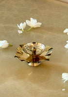 Brass Lush Lotus Diya
