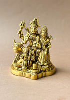 Antique Brass Trinetra Parivar