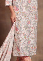 Pastel Vine Printed Suit Set