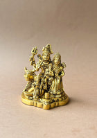 Antique Brass Trinetra Parivar