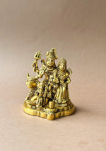 Antique Brass Trinetra Parivar