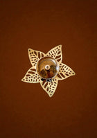 Brass Sun Lily Diya