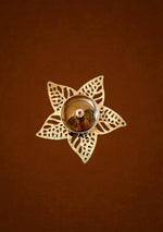 Brass Sun Lily Diya