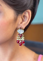 Ruby Dewdrop Earrings