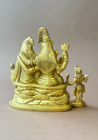 Antique Brass Trinetra Parivar