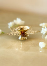 Brass Sun Lily Diya