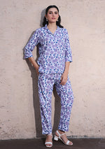 Lavender Bloom Night Suit