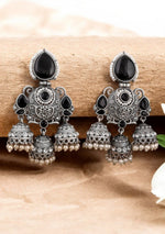 Onyx Regal Jhumkas
