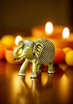 Antique Brass Maharaja Elephant