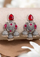 Ruby Regal Jhumkas